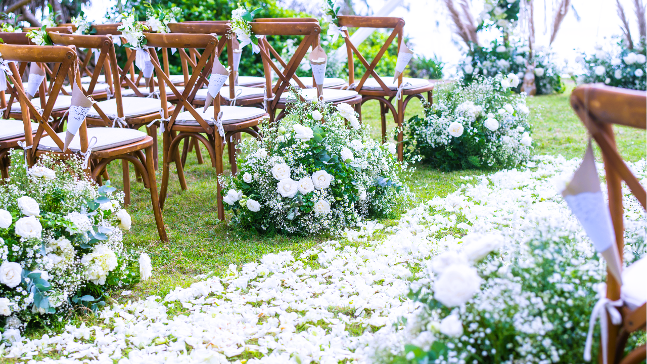 Tipos de flores blancas para bodas